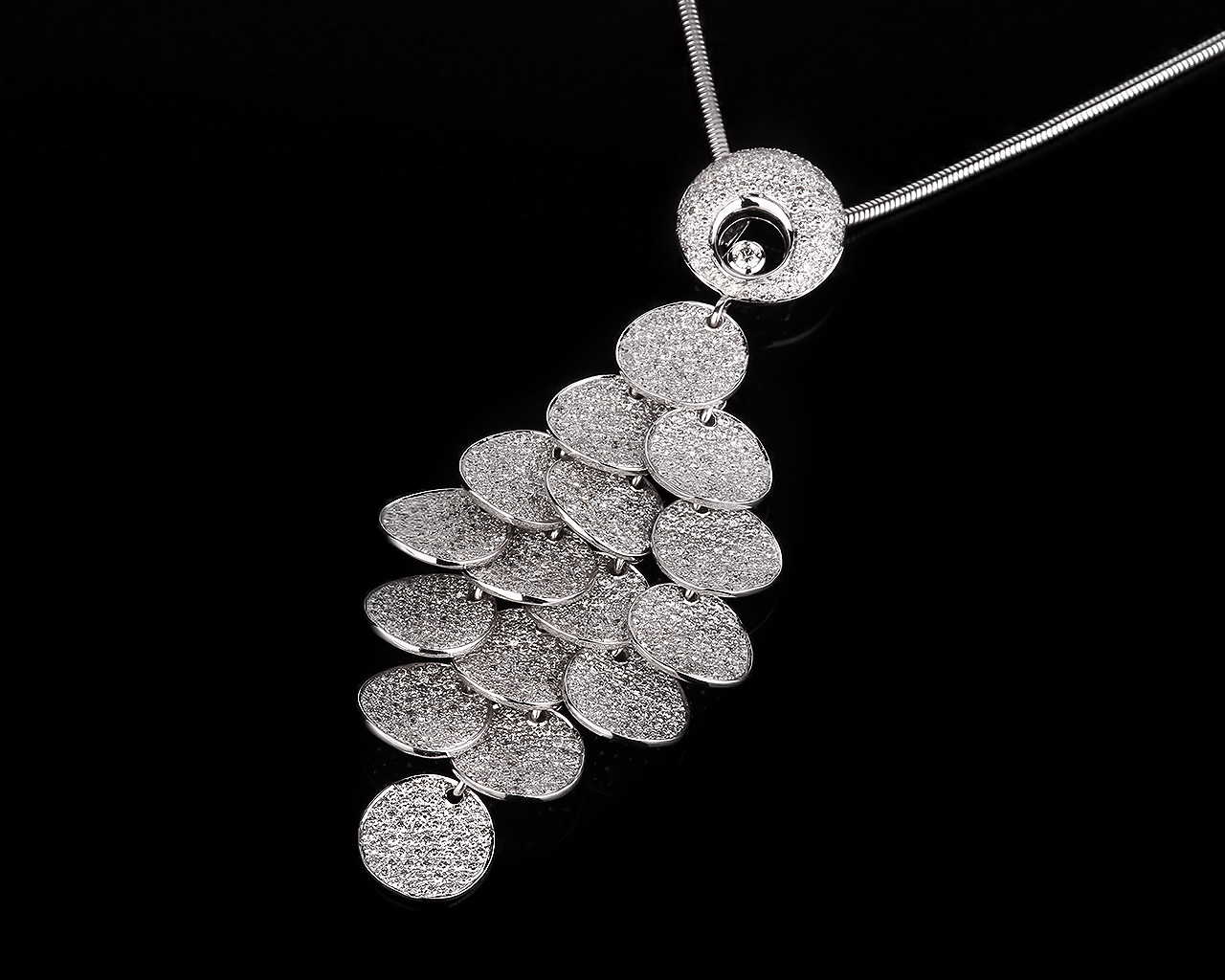 Итальянская золотая подвеска с бриллиантами 5.60ct 251217/15 Итальянская золотая подвеска с бриллиантами 5.60ct 251217/15