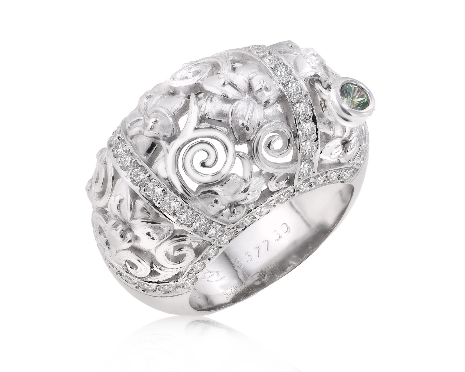 Оригинальное золотое кольцо Carrera y Carrera Jazmin 990237/1 Оригинальное золотое кольцо Carrera y Carrera Jazmin 990237/1