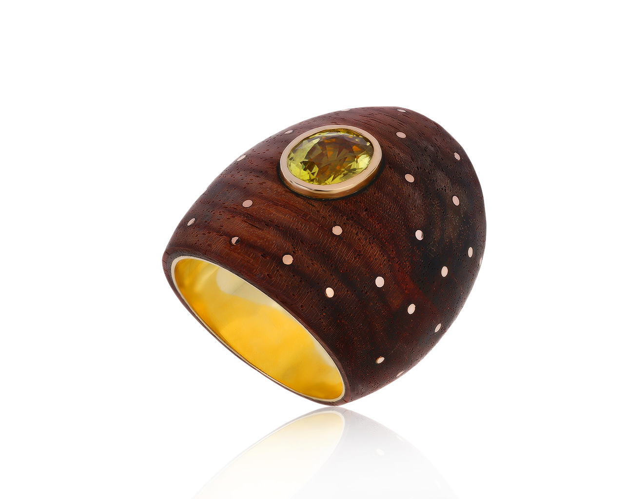 Оригинальное золотое кольцо с турмалином 2.12ct German Kabirski 180320/10