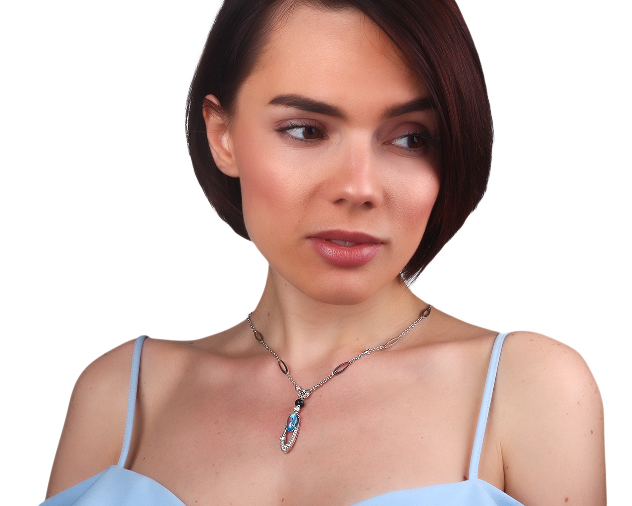 Золотое колье с бриллиантами 1.36ct Bvlgari Elisia