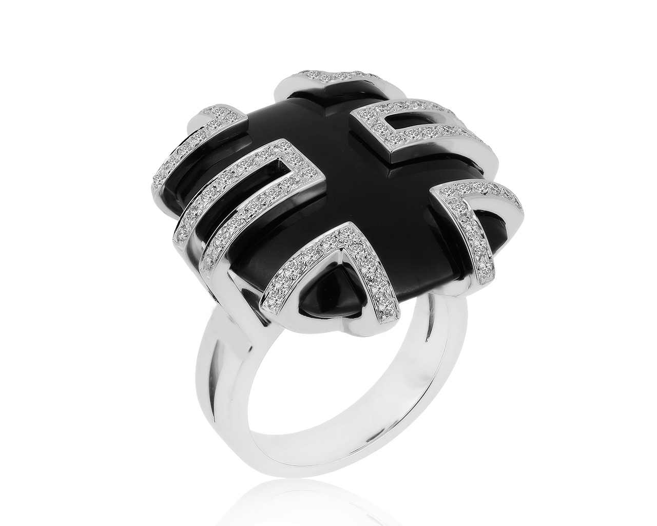 Оригинальное золотое кольцо с бриллиантами 0.50ct Cartier Le Baiser du Dragon 010820/2