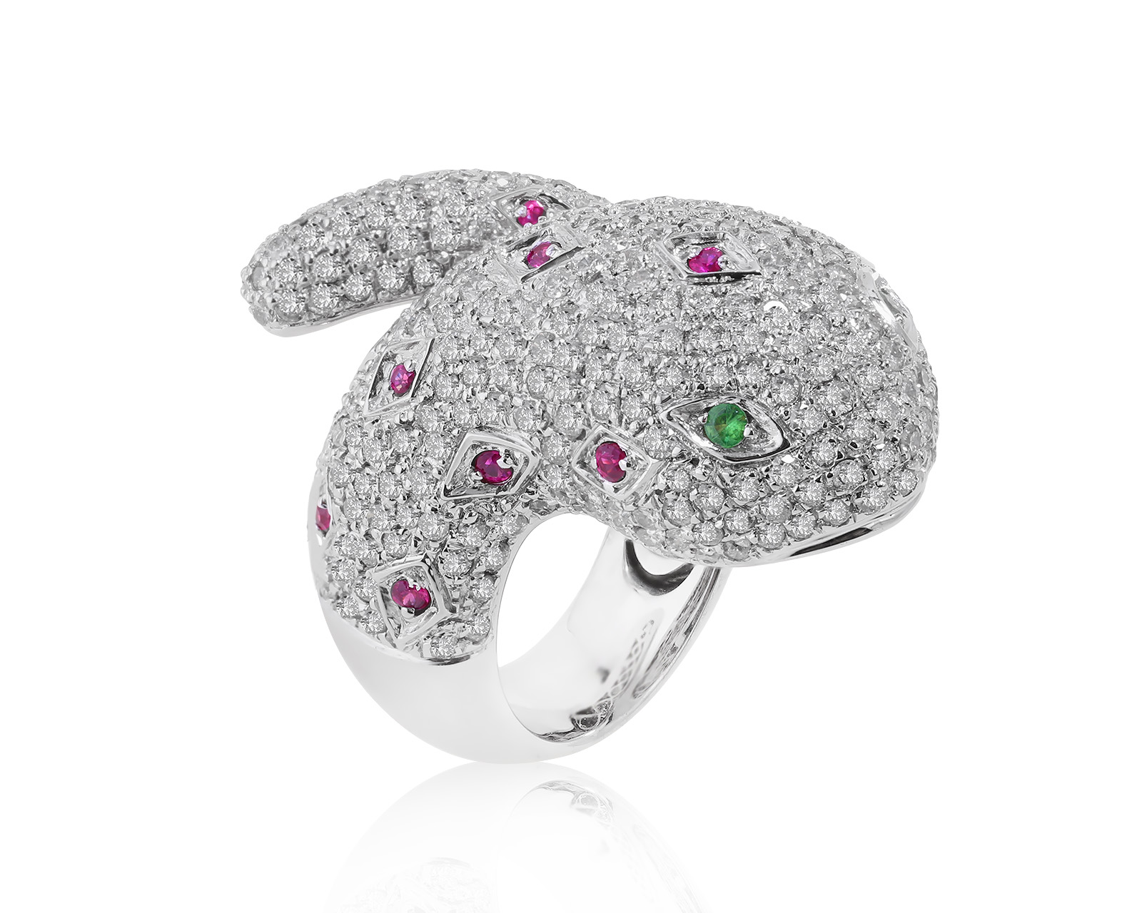Роскошное золотое кольцо с бриллиантами 3.76ct 130622/2 Роскошное золотое кольцо с бриллиантами 3.76ct 130622/2