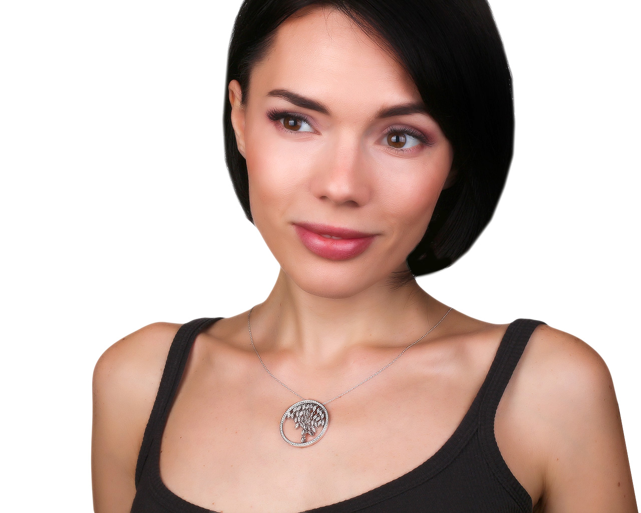 Оригинальный золотой кулон с бриллиантами 0.75ct Rancangelo