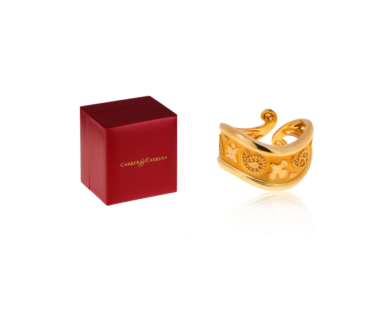Оригинальное золотое кольцо Carrera y Carrera