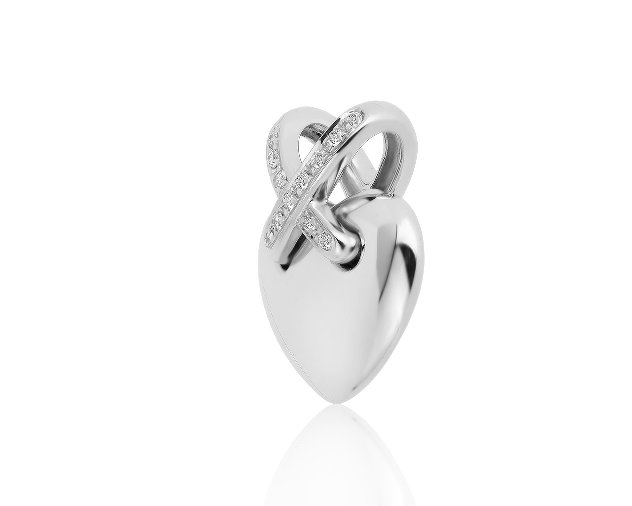 Оригинальный золотой кулон с бриллиантами 0.12ct Chaumet