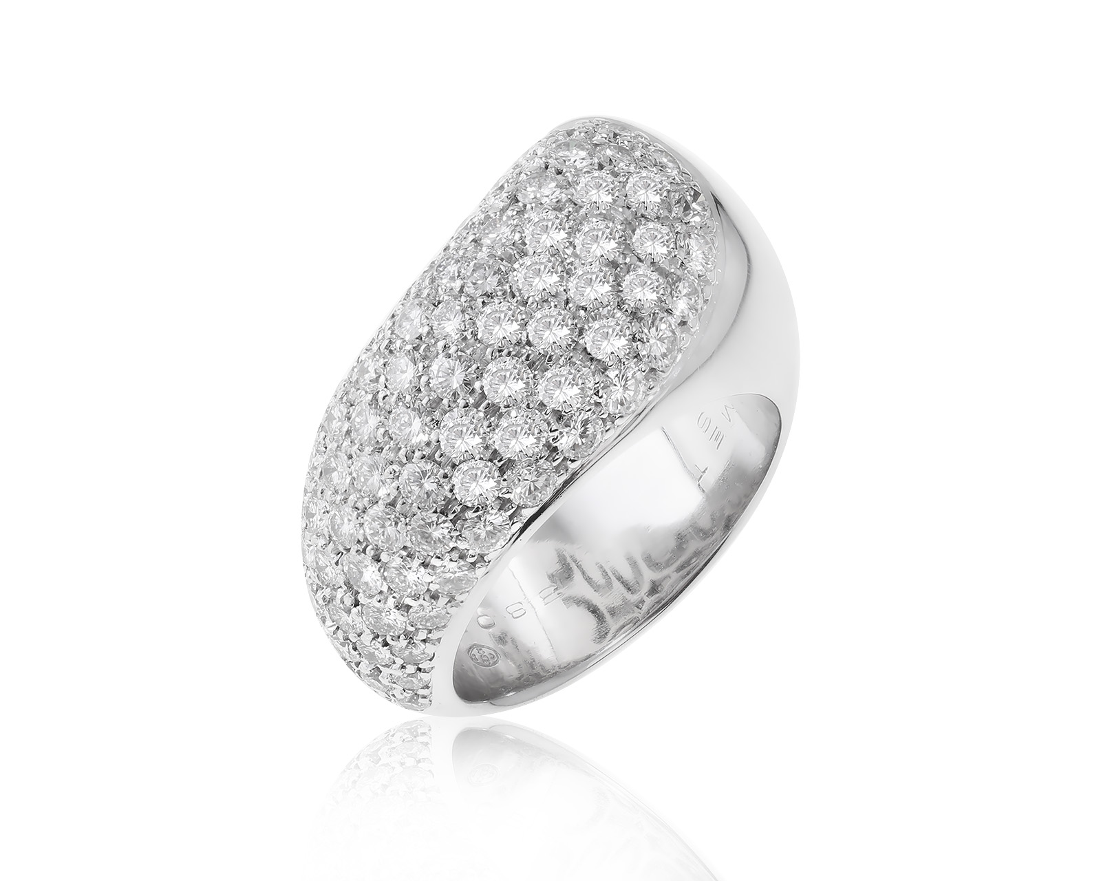 Оригинальное золотое кольцо с бриллиантами 2.20ct Chaumet 170423/2