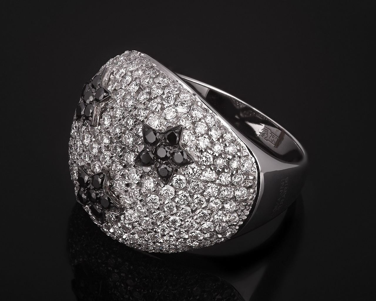 Шикарное золотое кольцо с бриллиантами 2.00ct Giovanni Ferraris 220917/1