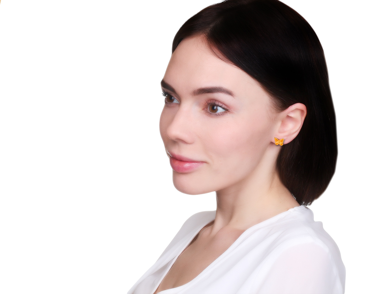 Оригинальные золотые серьги Carrera y Carrera