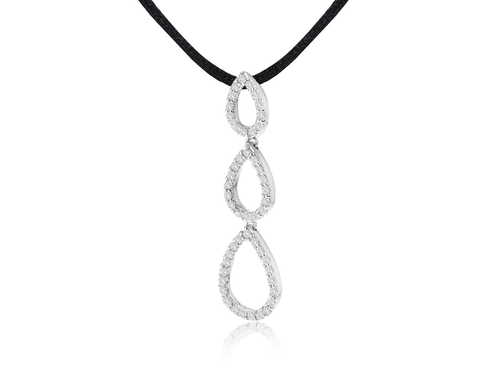 Золотой кулон с бриллиантами 0.31ct