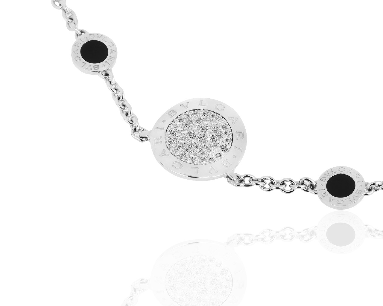 Оригинальное золотое колье с бриллиантами 2.01ct Bvlgari 300517/2