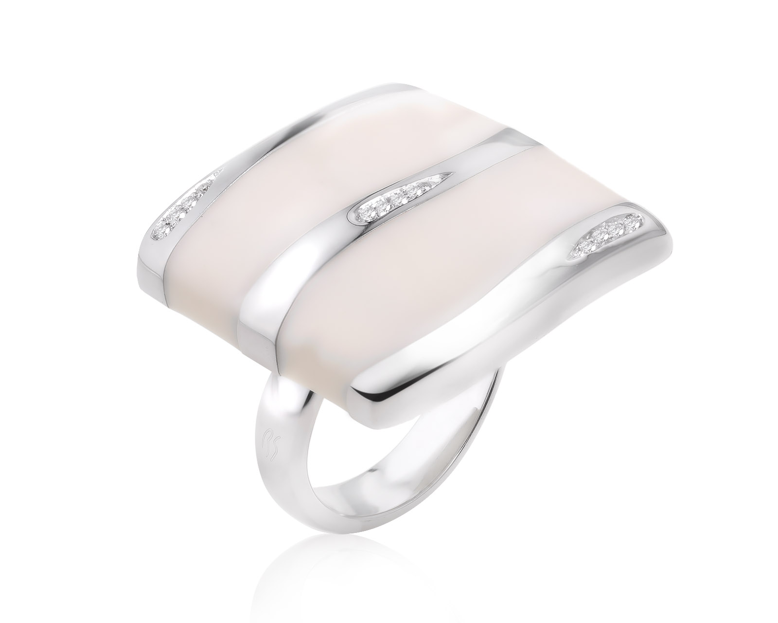 Оригинальное золотое кольцо с эмалью 25.00ct Gavello 140924/4