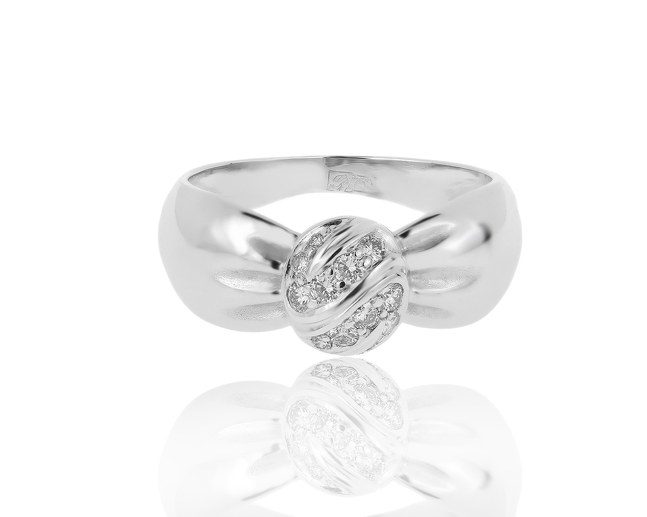 Прелестное золотое кольцо с бриллиантами 0.26ct 130919/15 Прелестное золотое кольцо с бриллиантами 0.26ct 130919/15