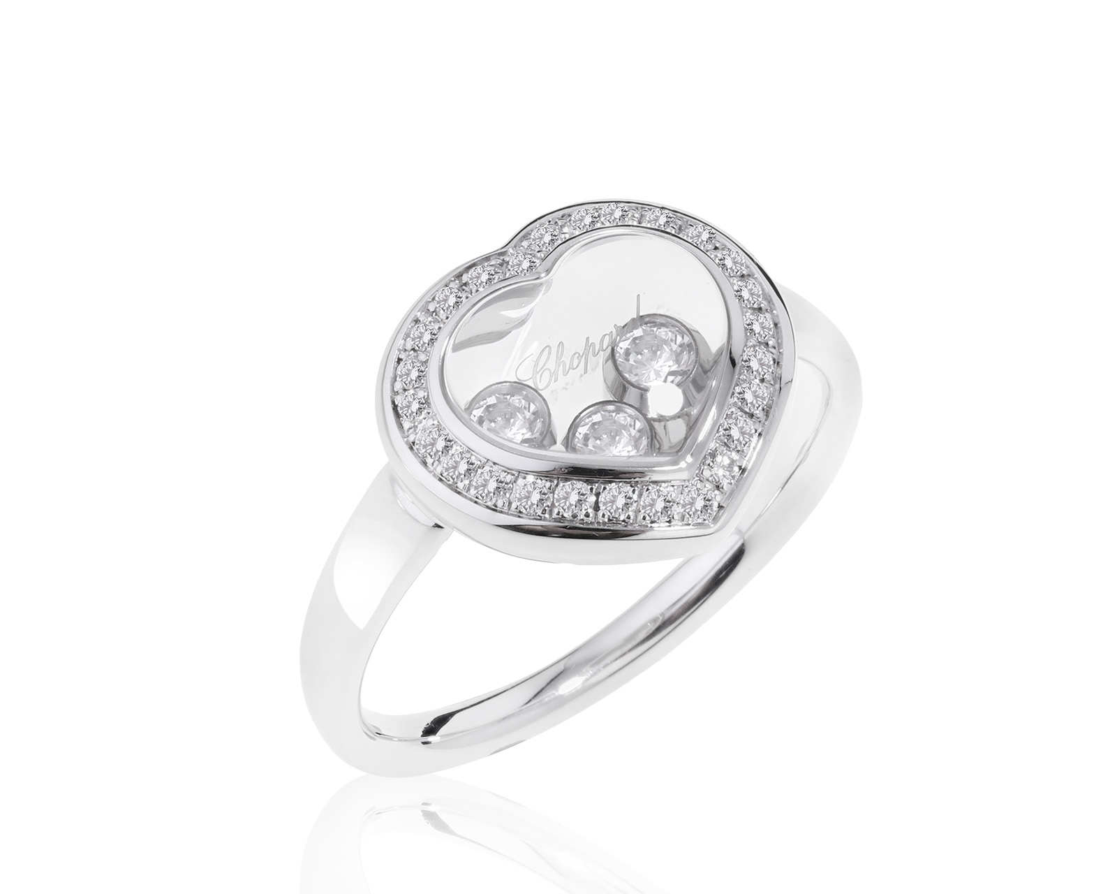 Оригинальное золотое кольцо Chopard Happy Curves 240522/3 Оригинальное золотое кольцо Chopard Happy Curves 240522/3