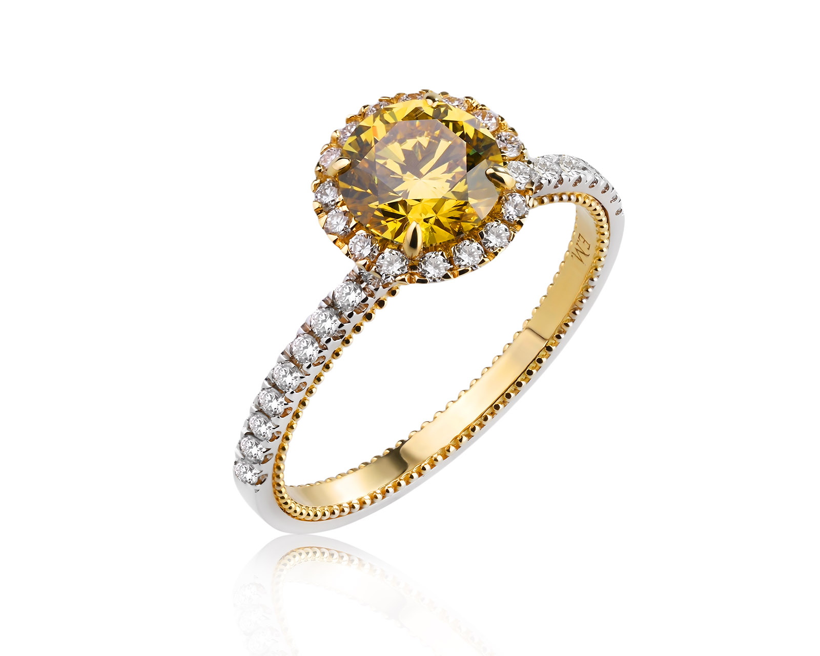 Золотое кольцо с бриллиантами 1.48ct Evgeny Matveev 080626/Б305