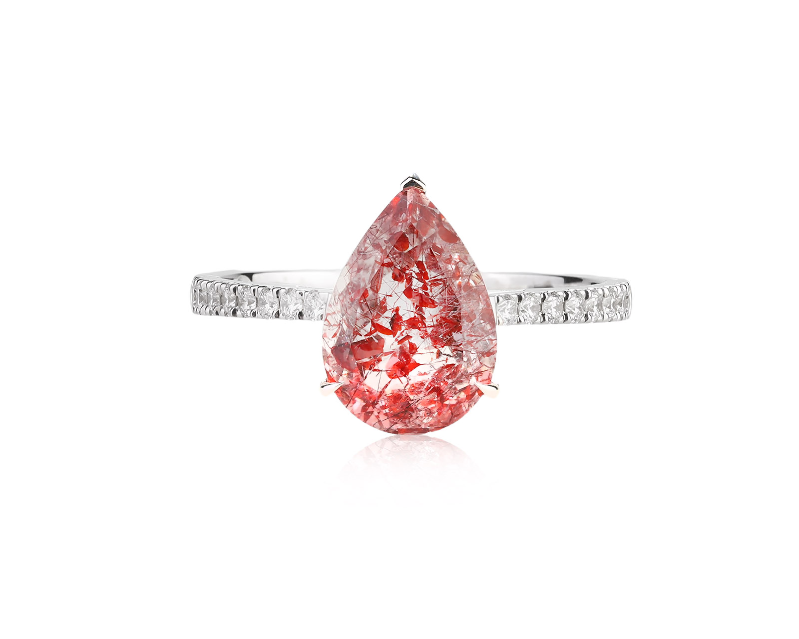 Золотое кольцо с кварцем 2.44ct Evgeny Matveev