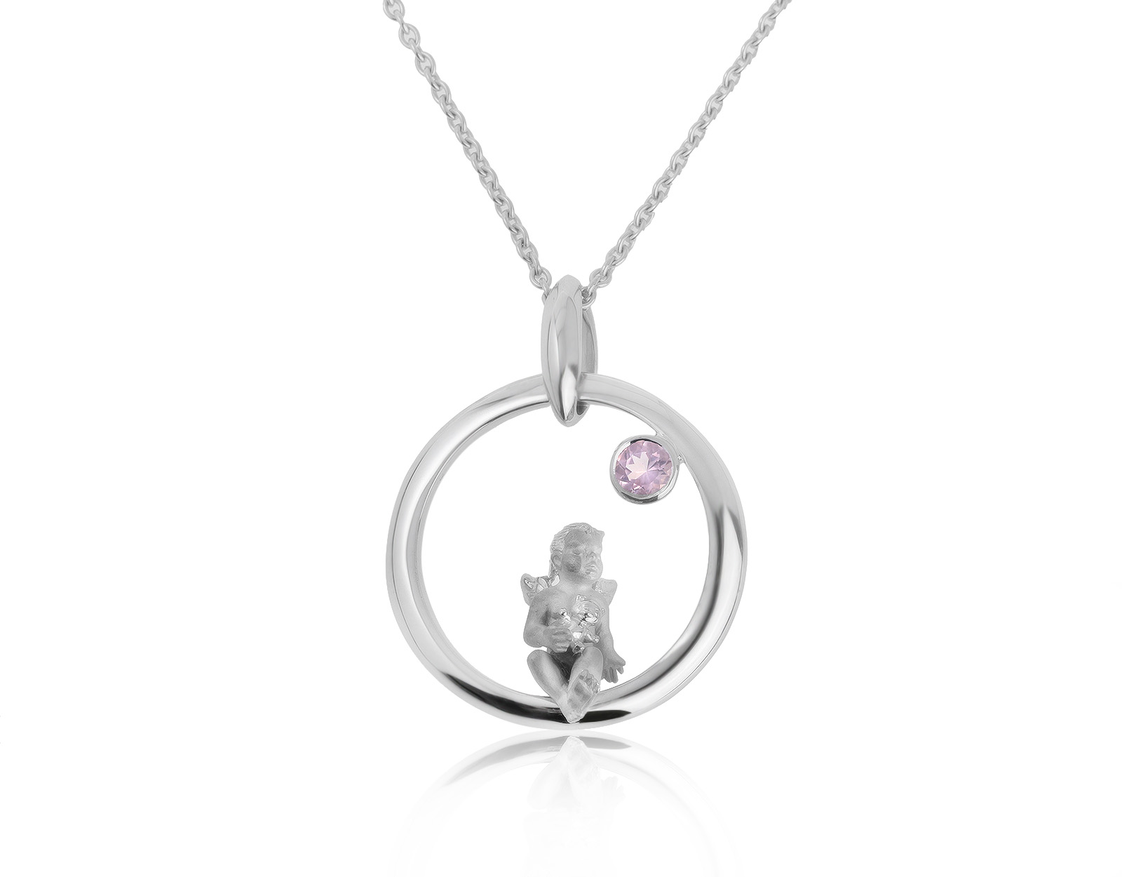 Оригинальный золотой кулон с кварцем 0.18ct Carrera y Carrera Angelito 090621/18 Оригинальный золотой кулон с кварцем 0.18ct Carrera y Carrera Angelito 090621/18