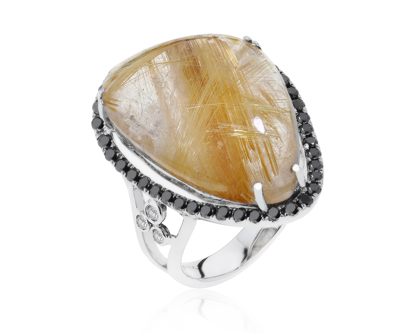 Королевское золотое кольцо с кварцем 23.51ct 140222/15