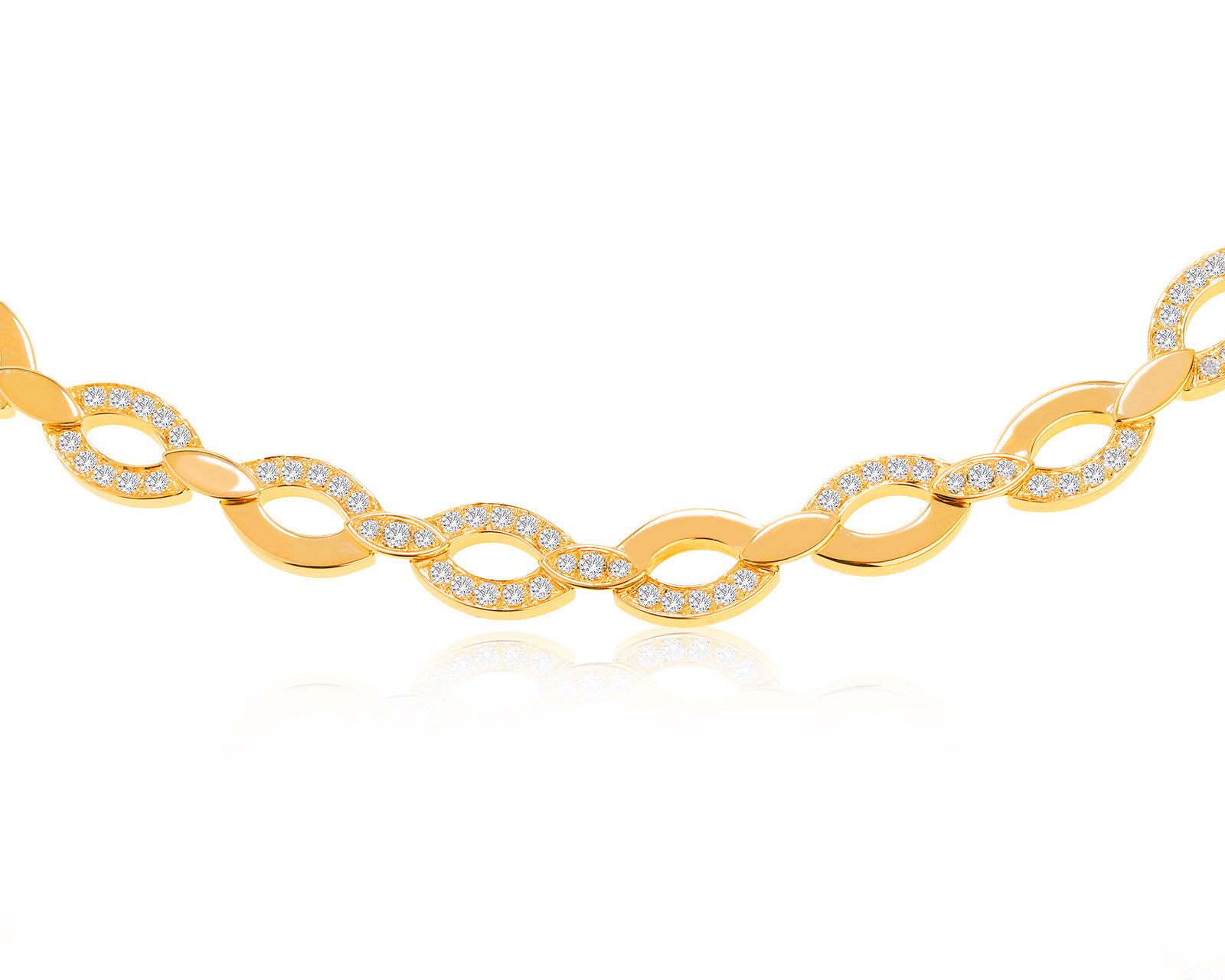 Оригинальное золотое колье Cartier 281021/5