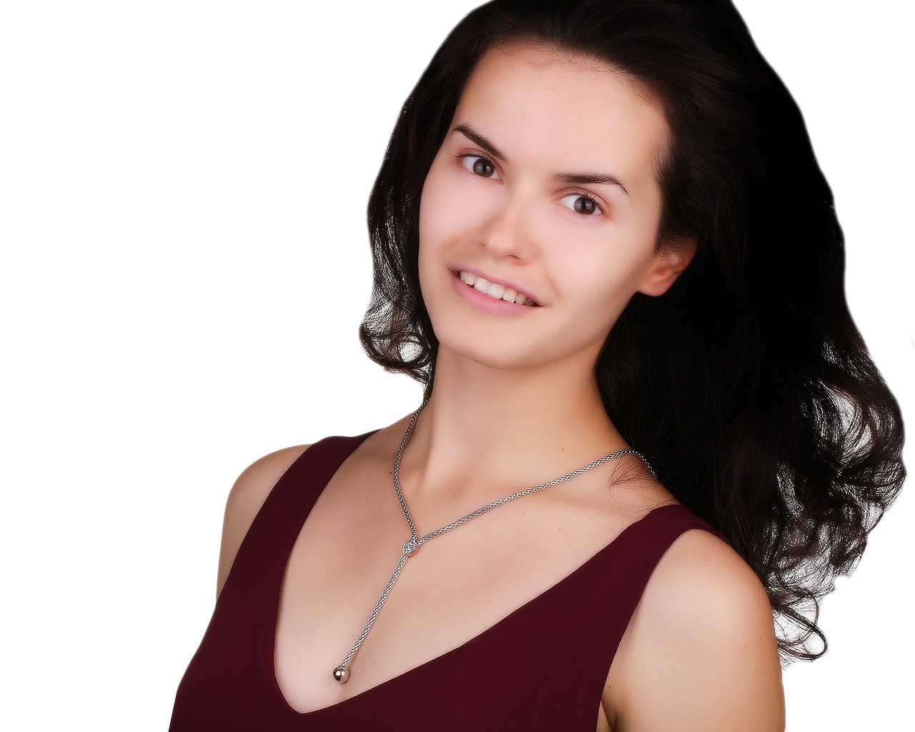 Оригинальное золотое колье с бриллиантами 0.30ct Fope