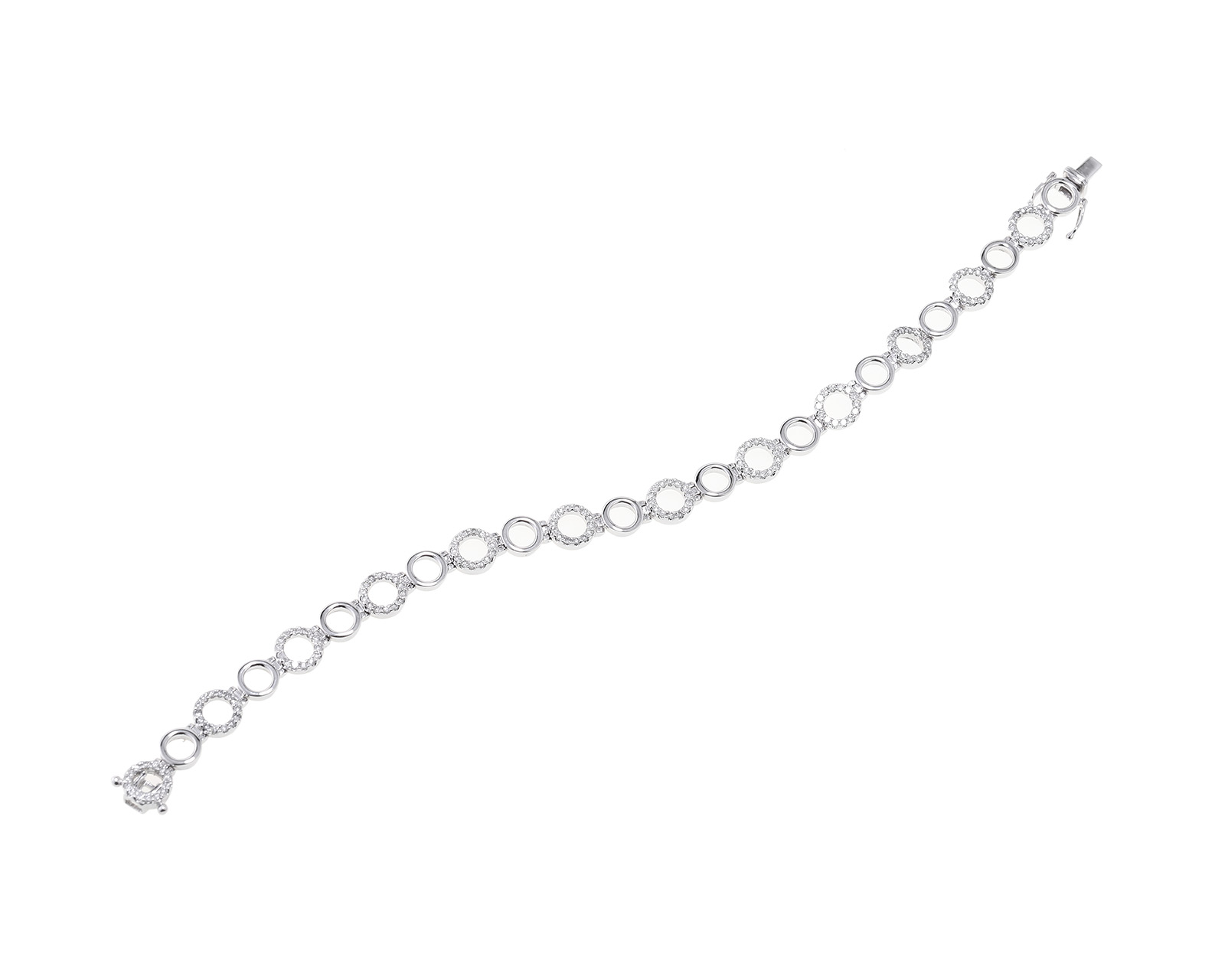 Золотой браслет с бриллиантами 1.01ct 150623/2