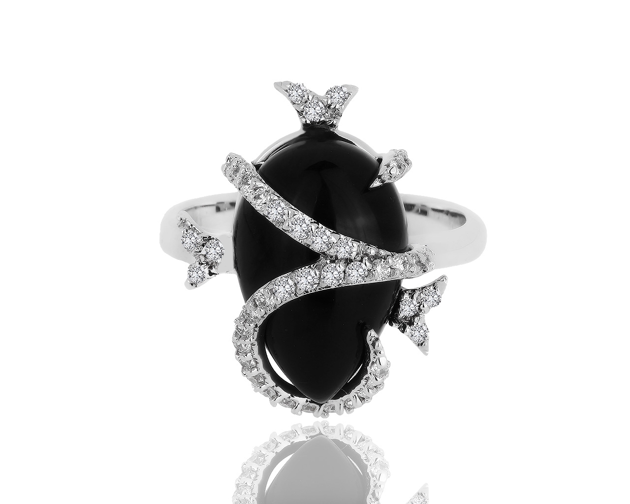 Оригинальное золотое кольцо с бриллиантами 0.40ct Arte Diore 110819/2