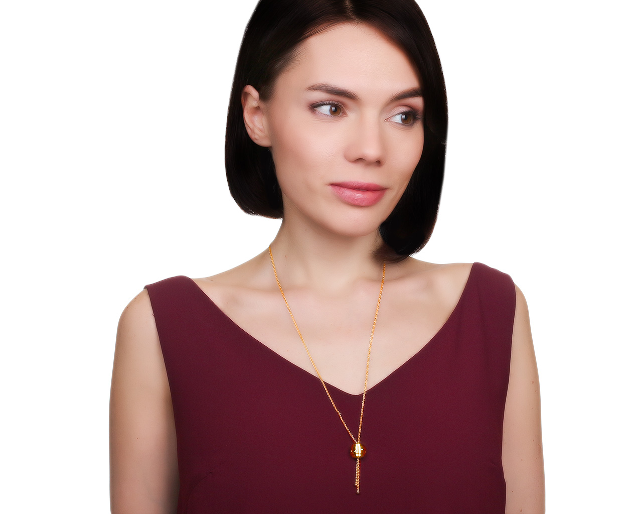Оригинальное золотое колье с бриллиантами 0.15ct Piaget