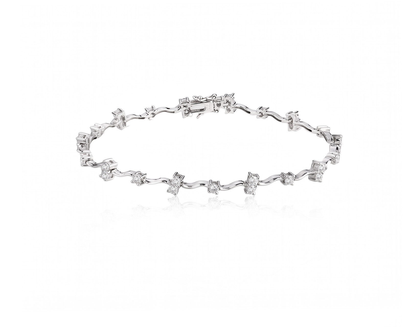 Золотой браслет с бриллиантами 1.05ct 290726/9