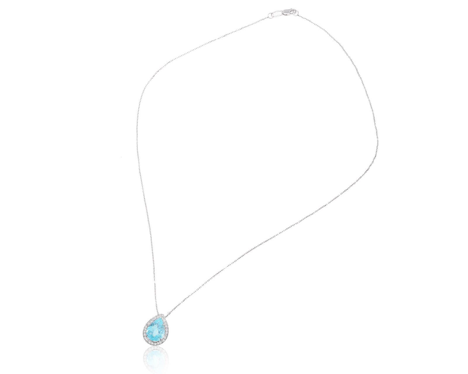 Золотое колье с турмалином параиба 2.15ct Evgeny Matveev