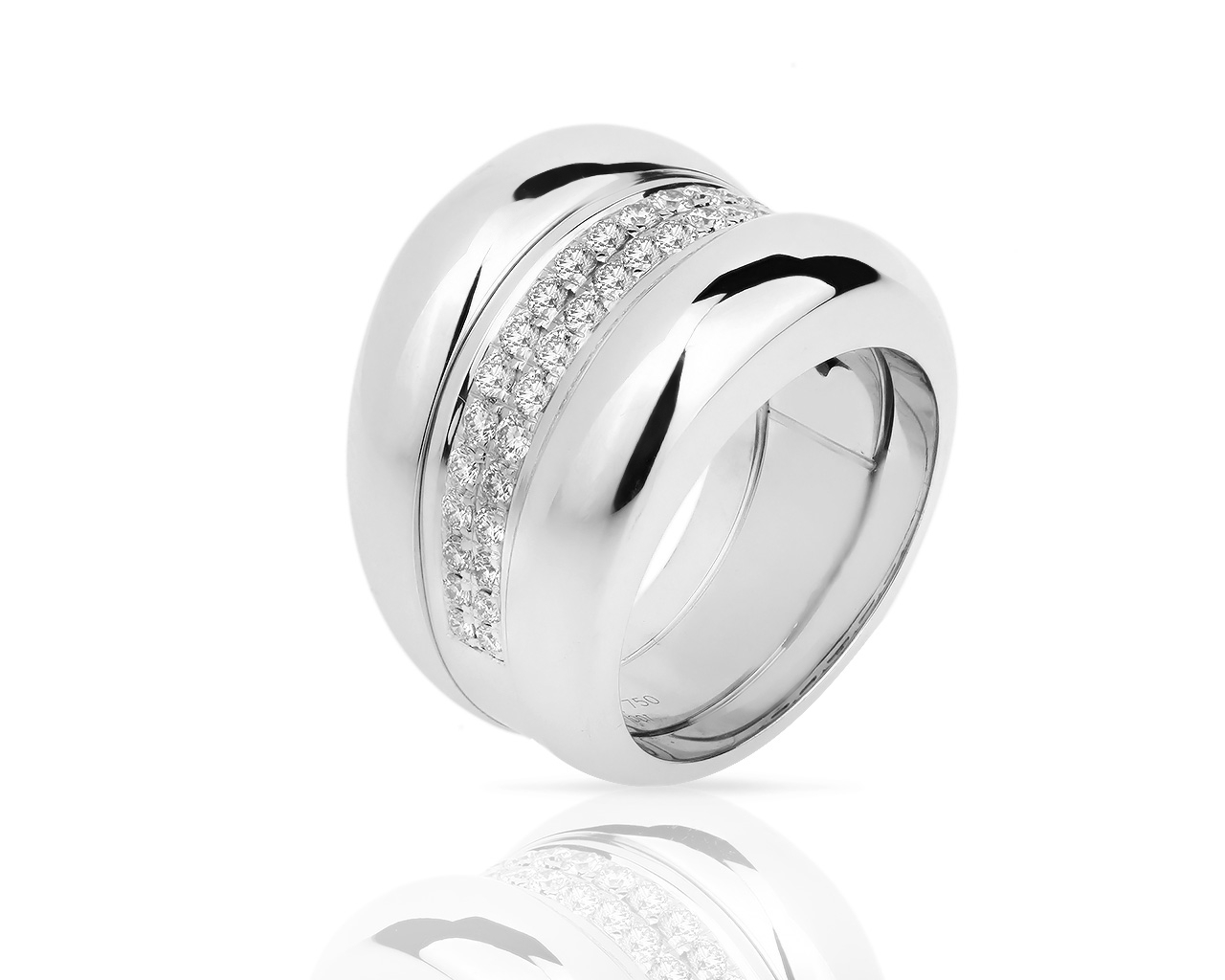 Прекрасное золотое кольцо с бриллиантами 0.62ct Chopard 290318/1
