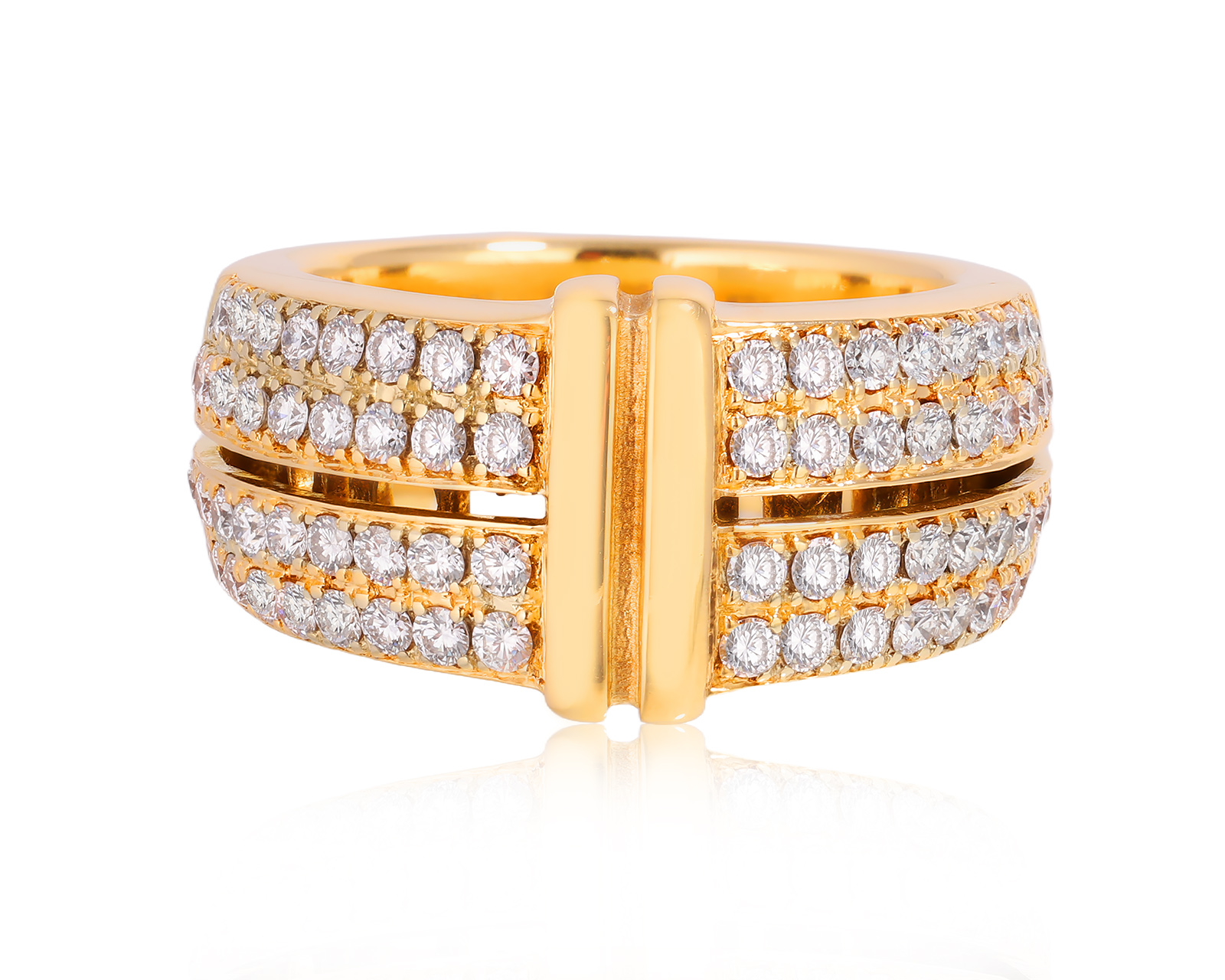 Оригинальное золотое кольцо с бриллиантами 1.13ct Di Modolo 290625/7