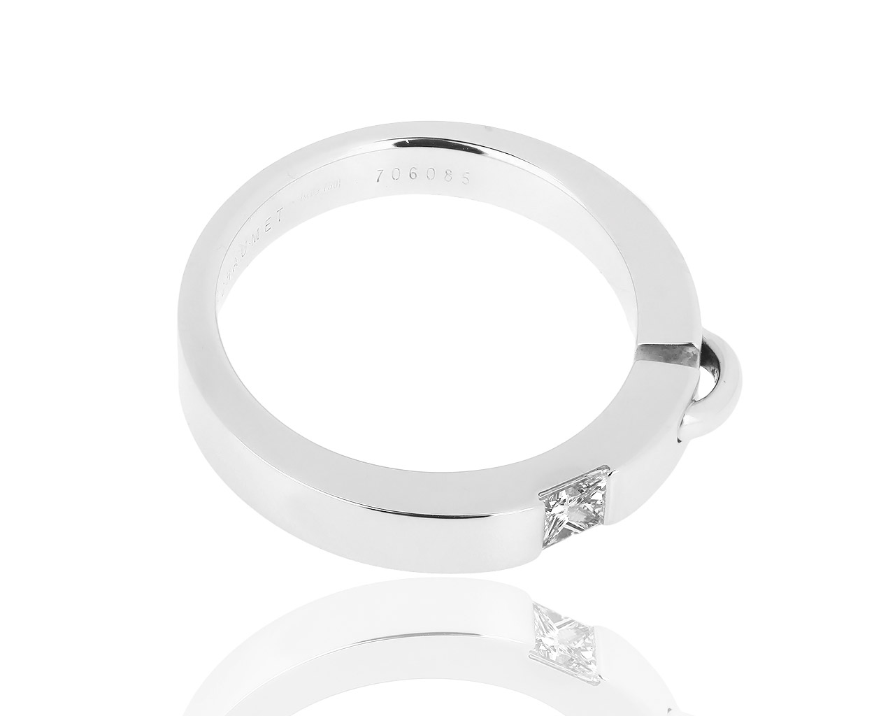 Оригинальное золотое кольцо с бриллиантом 0.25ct Chaumet Liens