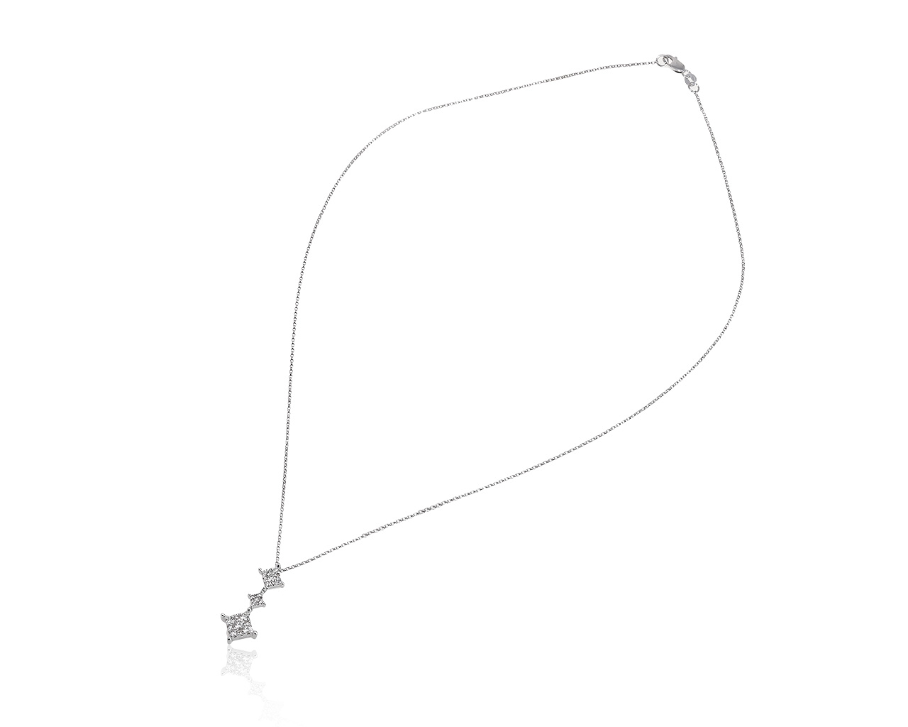 Очаровательный золотой кулон с бриллиантами 0.70ct