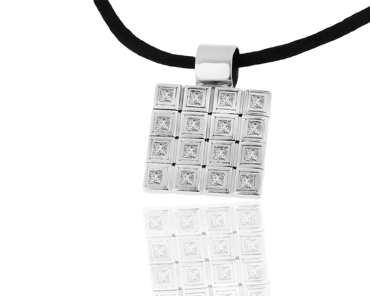 Прелестная золотая подвеска с бриллиантами 1.04ct 270219/5