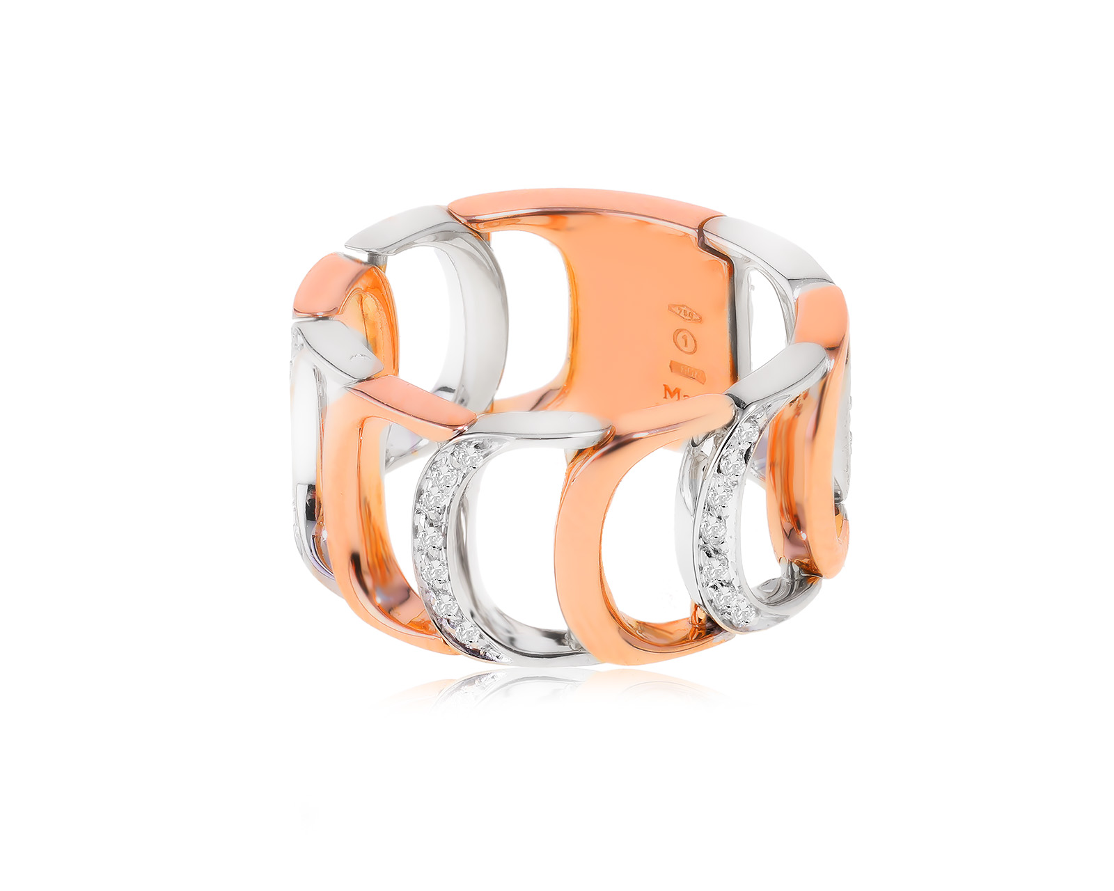 Оригинальное золотое кольцо Damiani Damianissima 101023/3