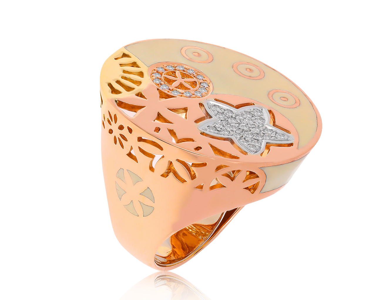Оригинальное золотое кольцо с бриллиантами 0.41ct Nouvelle Bague 190820/4 Оригинальное золотое кольцо с бриллиантами 0.41ct Nouvelle Bague 190820/4