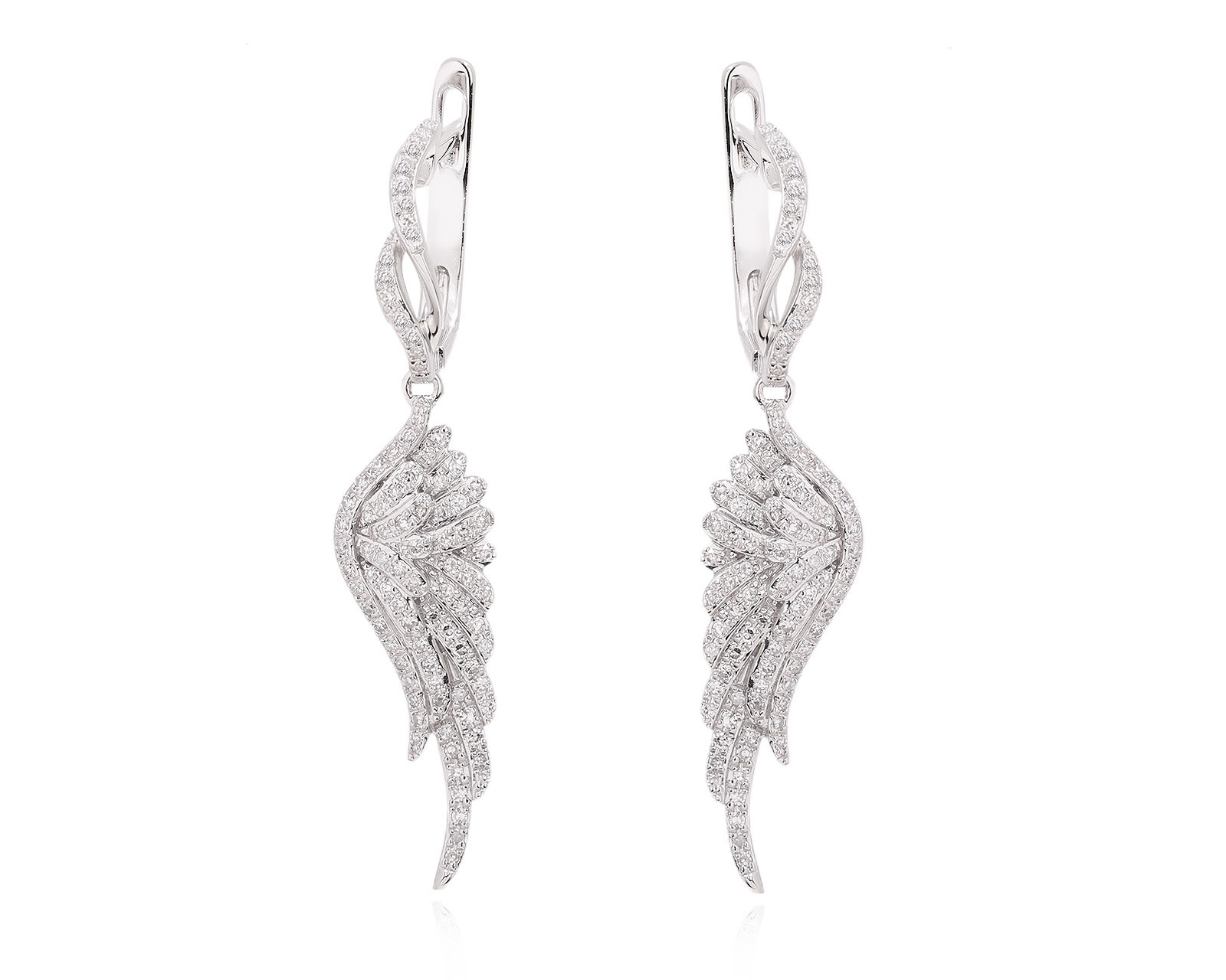 Золотые серьги с бриллиантами 0.48ct 290625/2