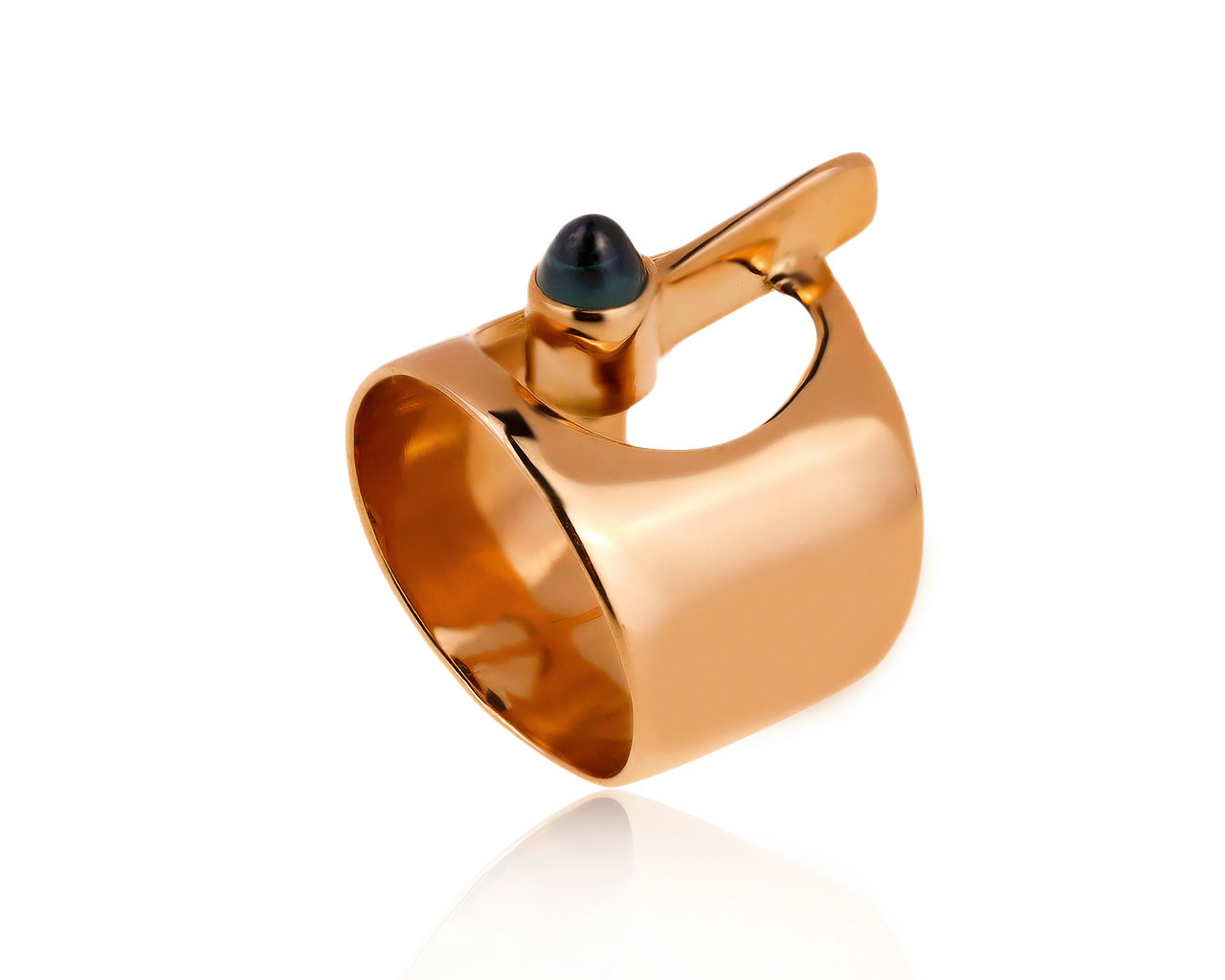 Завораживающее золотое кольцо с сапфиром 0.59ct 191219/8