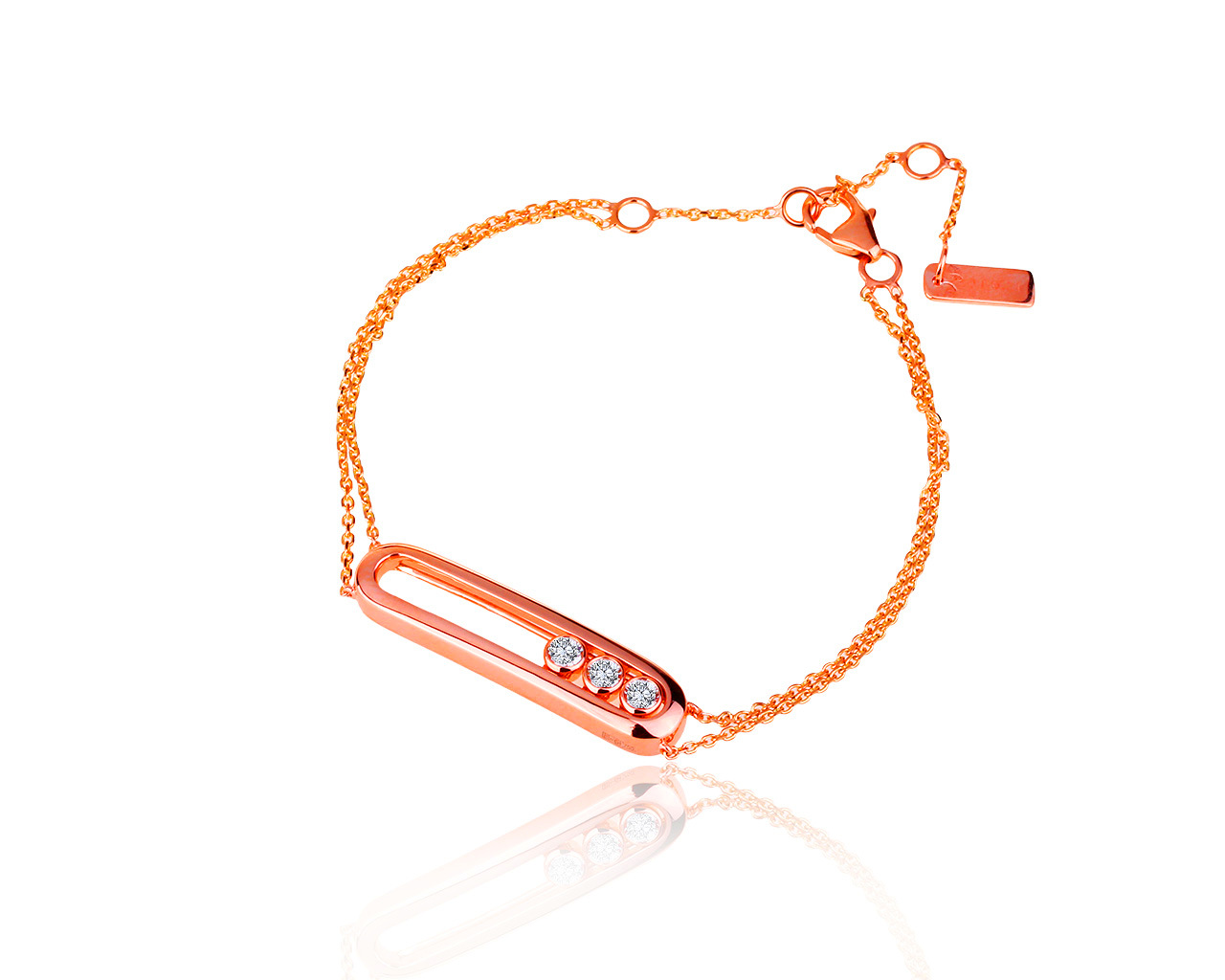 Оригинальный золотой браслет с бриллиантами 0.25ct Messika 050819/7