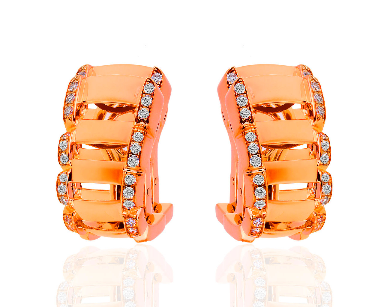 Золотые серьги с бриллиантами 0.54ct Patek Philippe 270319/17