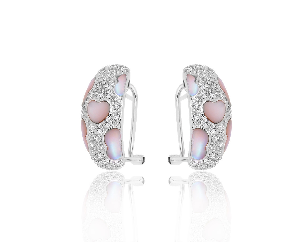 Оригинальные золотые серьги с бриллиантами 0.66ct Mauro Conti 041219/2