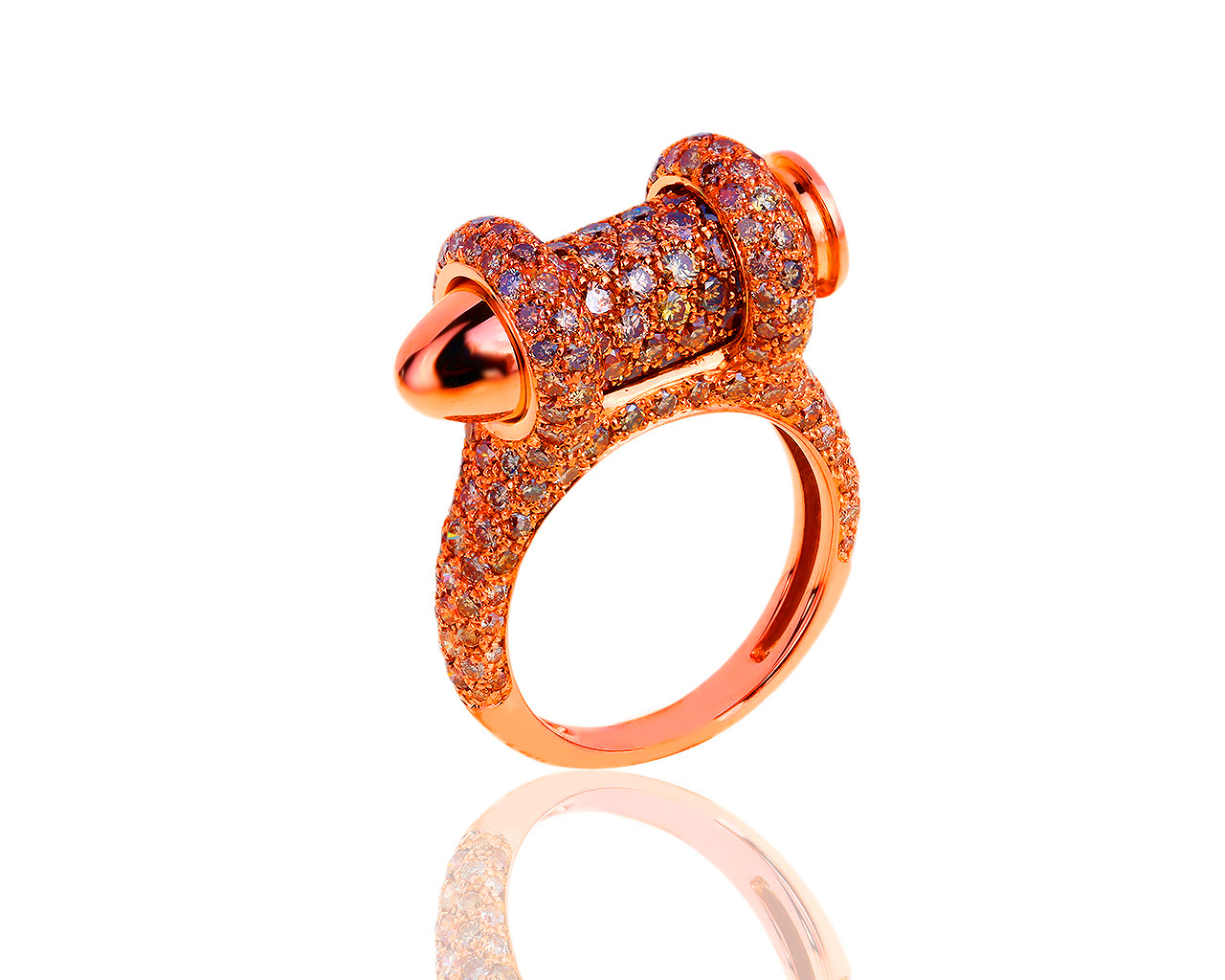 Оригинальное золотое кольцо с бриллиантами 3.11ct Akillis Bang Bang 100619/1 Оригинальное золотое кольцо с бриллиантами 3.11ct Akillis Bang Bang 100619/1