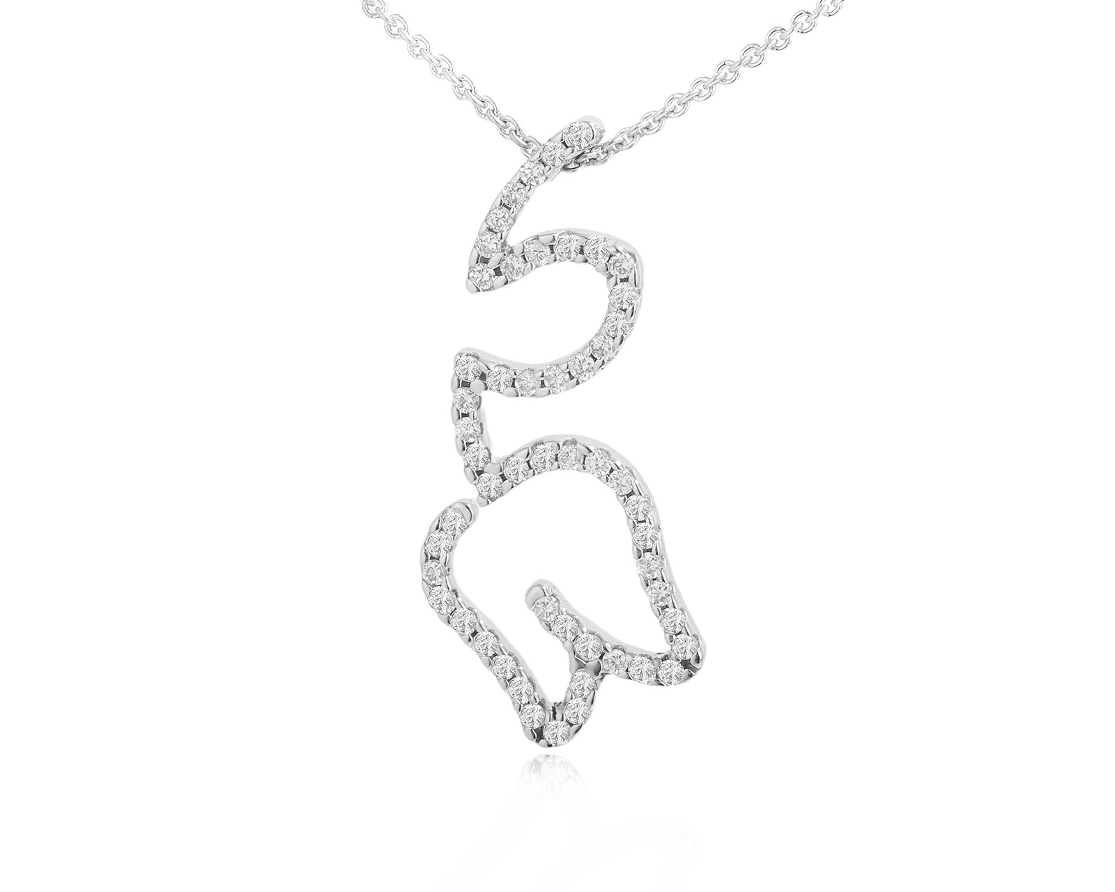 Оригинальное золотое колье с бриллиантами 0.26ct Chimento 110725/4