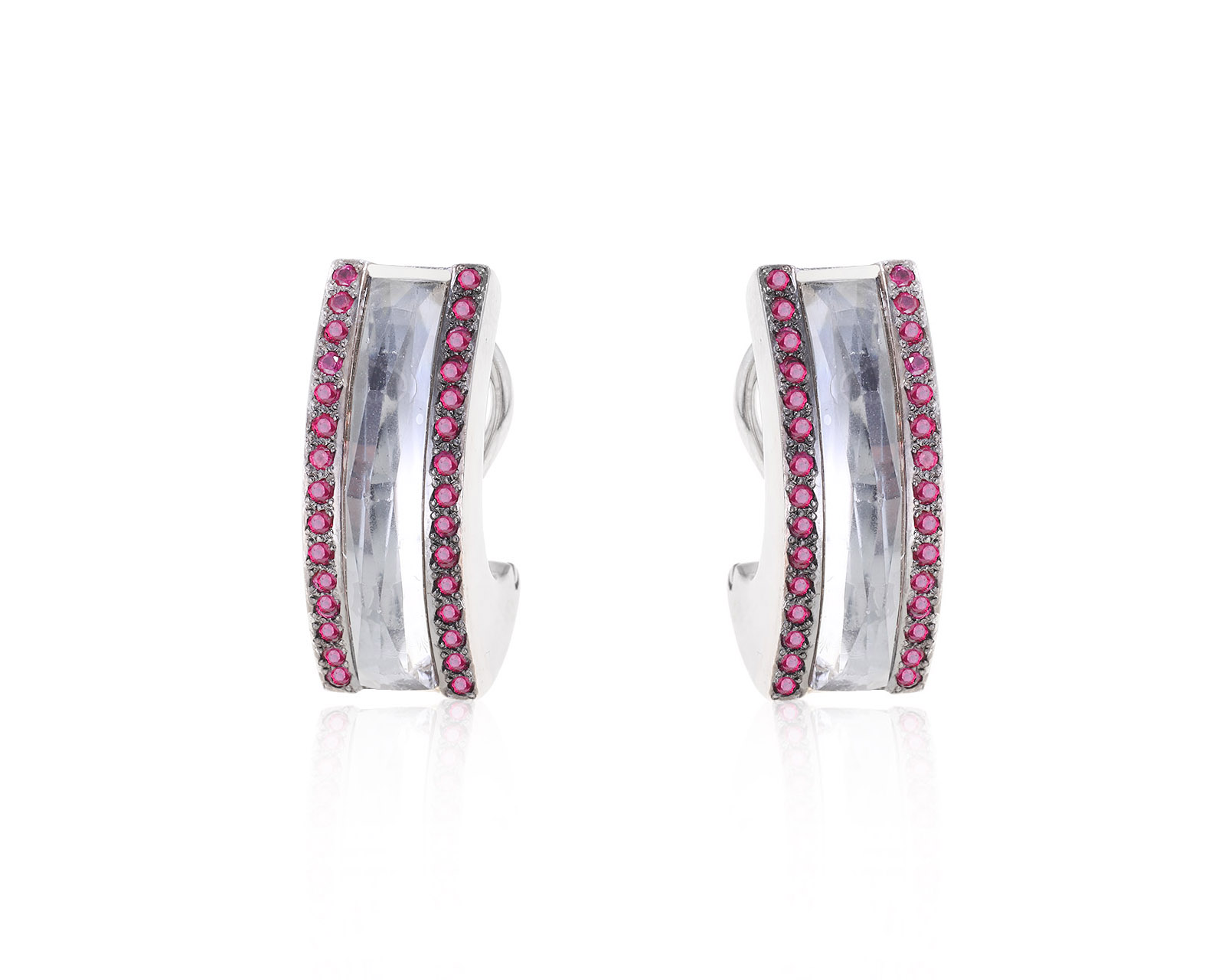 Оригинальные золотые серьги с кварцем 2.75ct Stephen Webster 270922/3 Оригинальные золотые серьги с кварцем 2.75ct Stephen Webster 270922/3