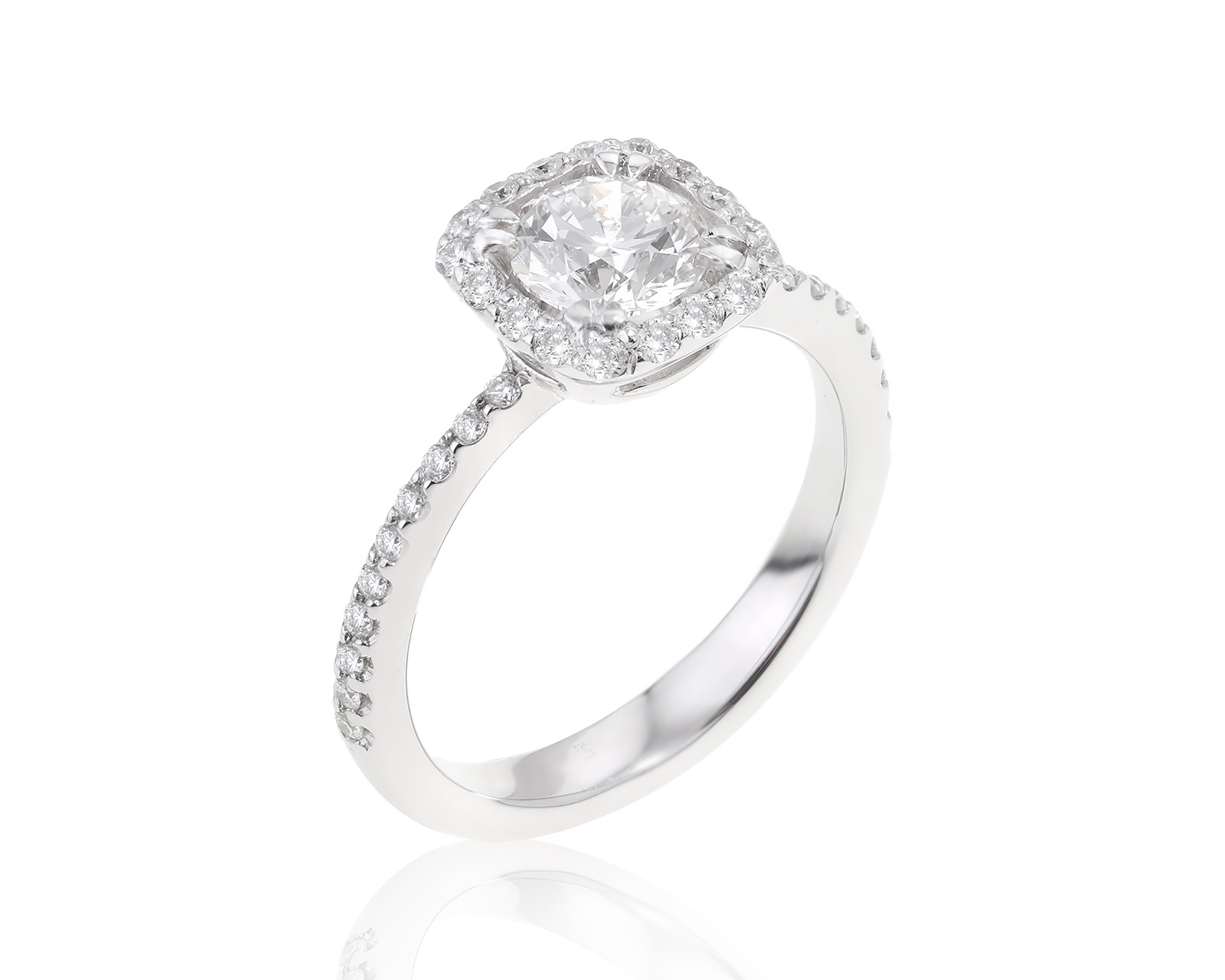 Золотое кольцо с бриллиантами 0.94ct 150424/15