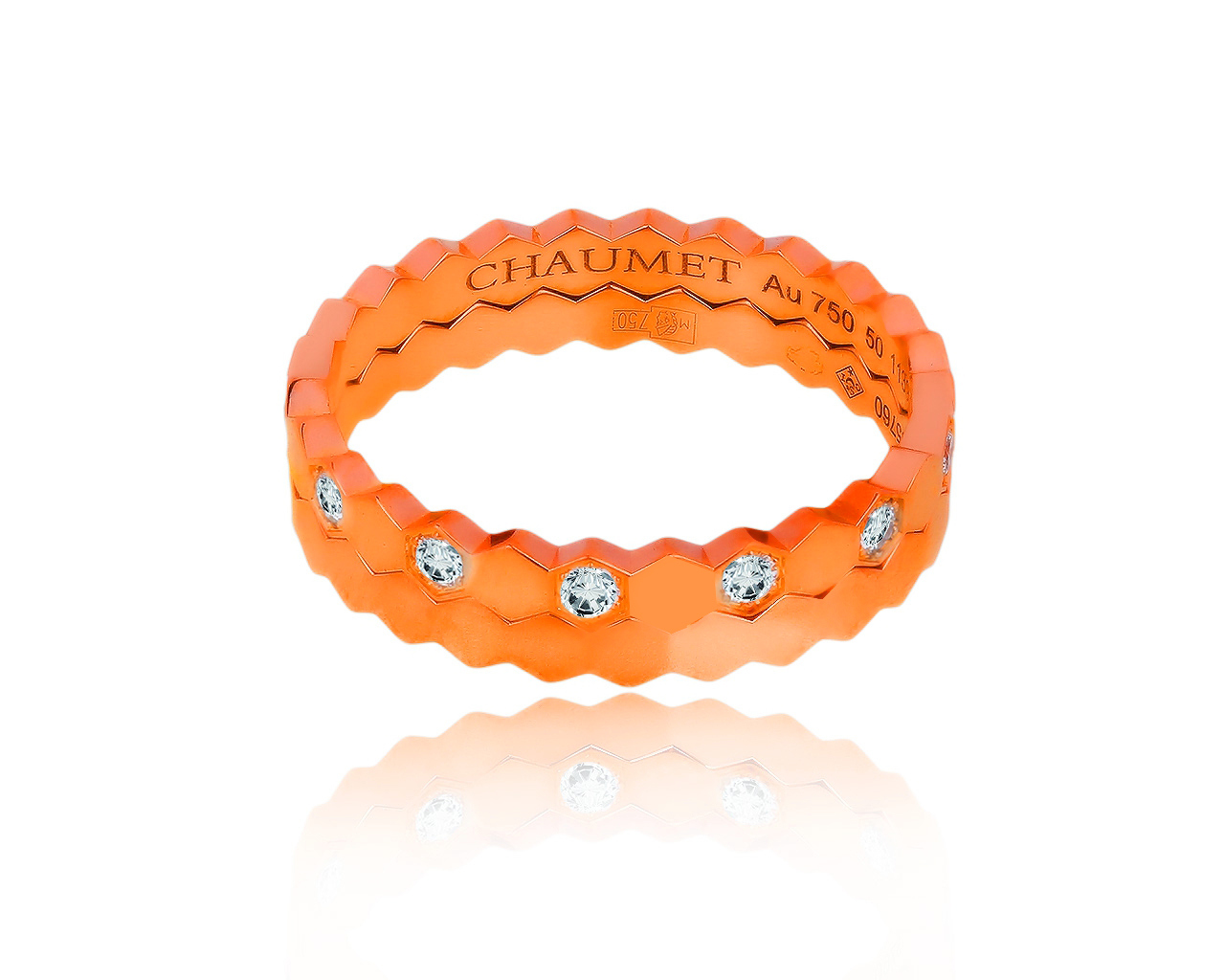 Оригинальное золотое кольцо с бриллиантами 0.26ct Chaumet Be My Love 220419/7 Оригинальное золотое кольцо с бриллиантами 0.26ct Chaumet Be My Love 220419/7