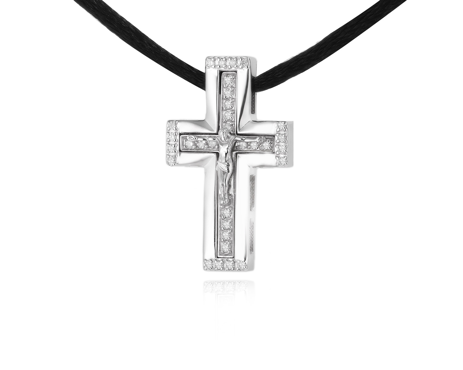Золотой кулон с бриллиантами 0.17ct 231224/13
