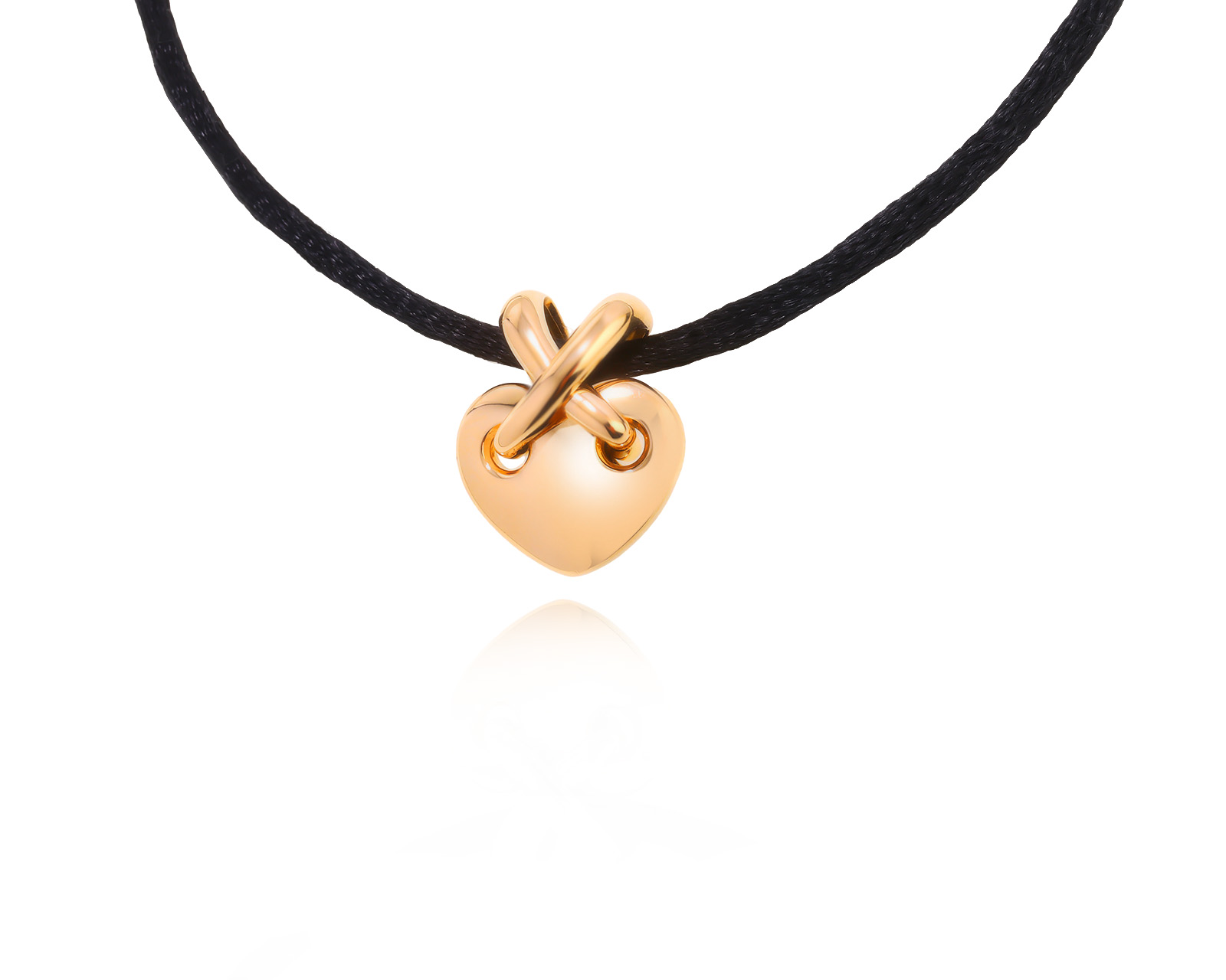 Оригинальный золотой кулон Chaumet Liens