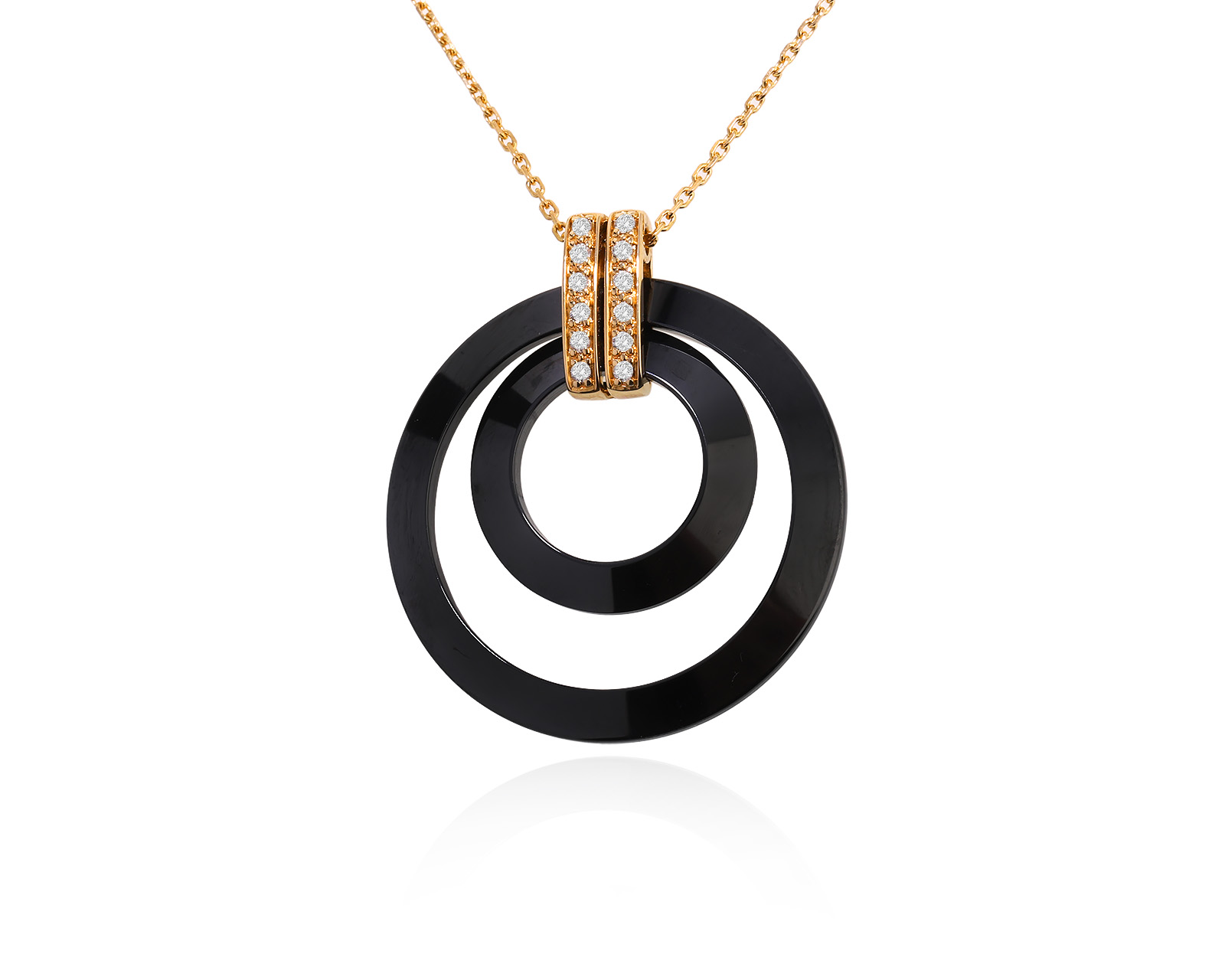 Оригинальное золотое колье с бриллиантами 0.12ct Guy Laroche 161023/3