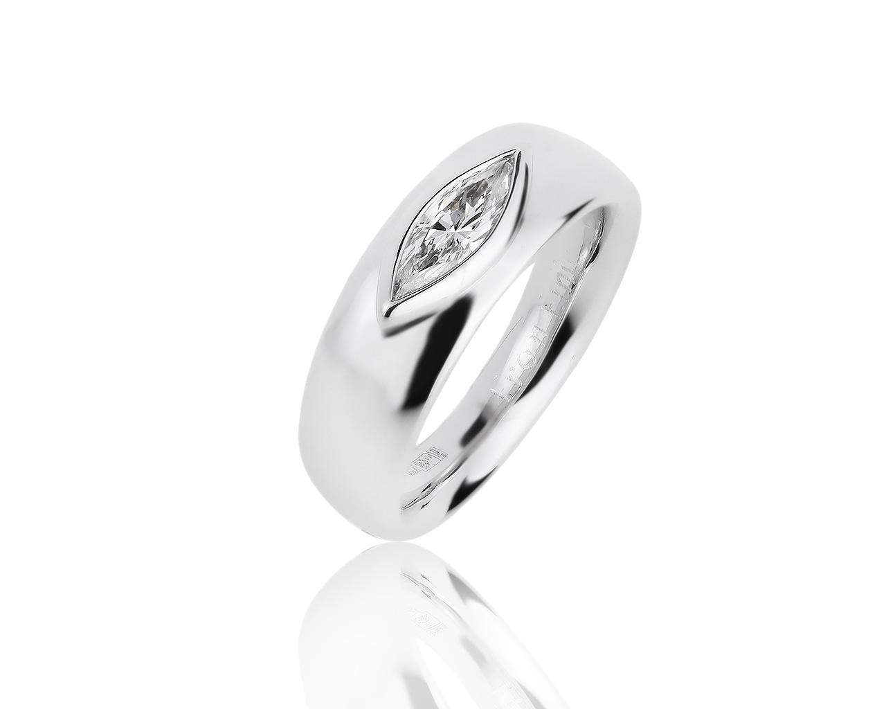 Стильное золотое кольцо с бриллиантами 0.46ct 240719/25