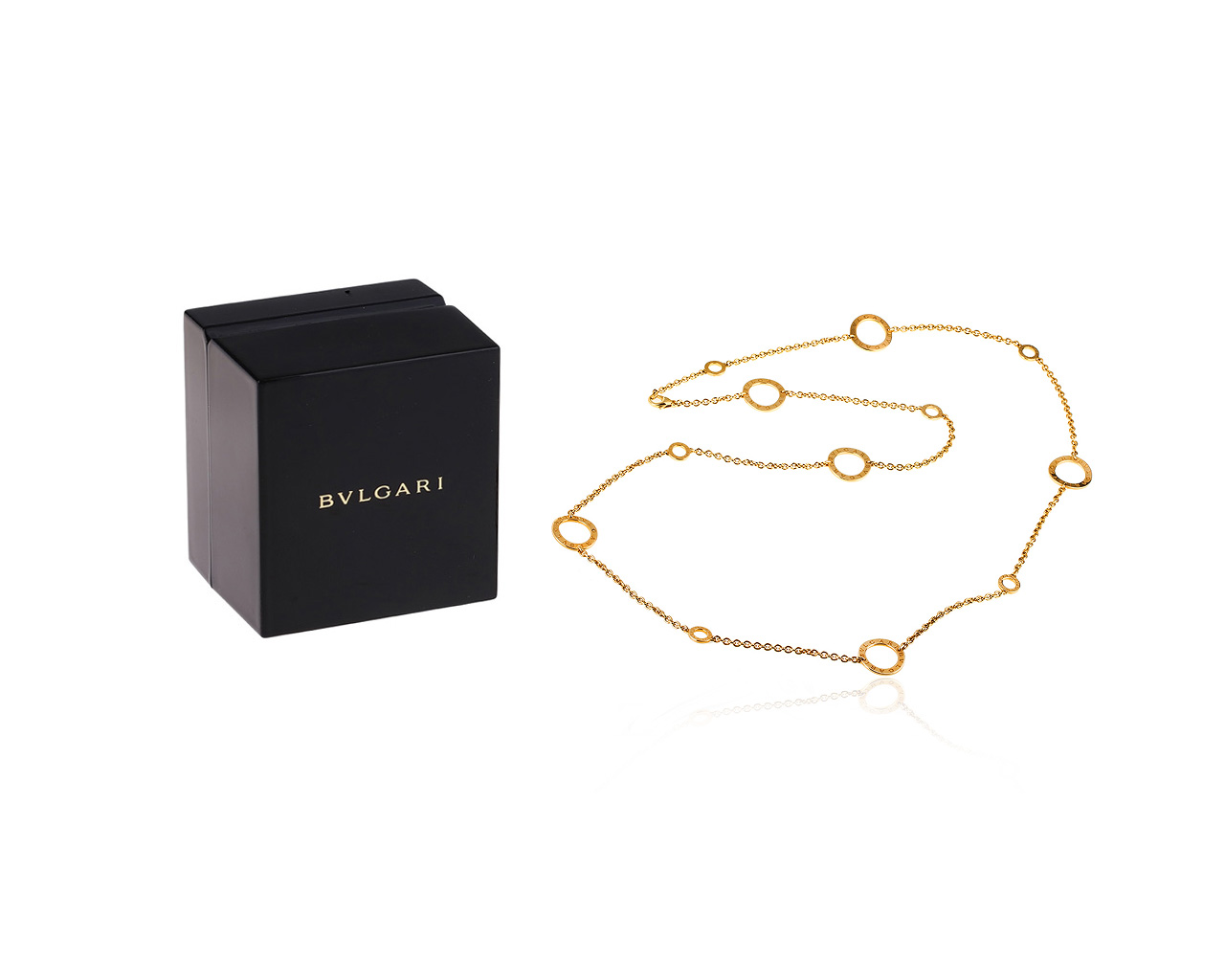 Массивное золотое колье Bvlgari